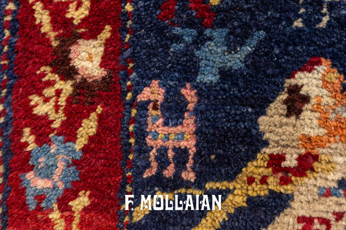 Semi-Antique Caucasian Karabakh (Qarabag) Rug n°:41252375