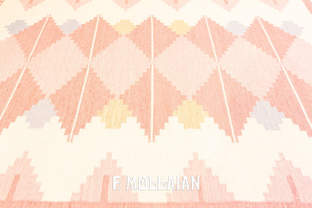 Scandinavian Rug Rollakan Signed BJ n°:488030