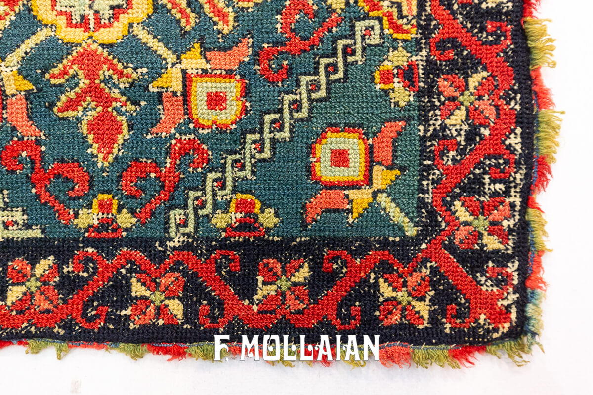 Textile Antique Suédois Rollakan n°:551082