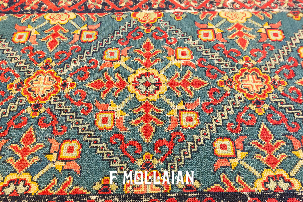 Textile Antique Suédois Rollakan n°:551082