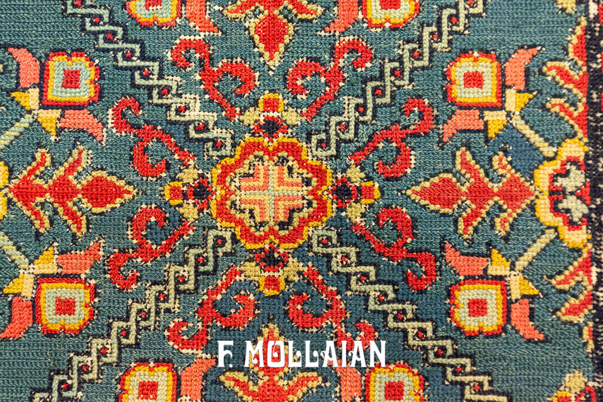 Textile Antique Suédois Rollakan n°:551082