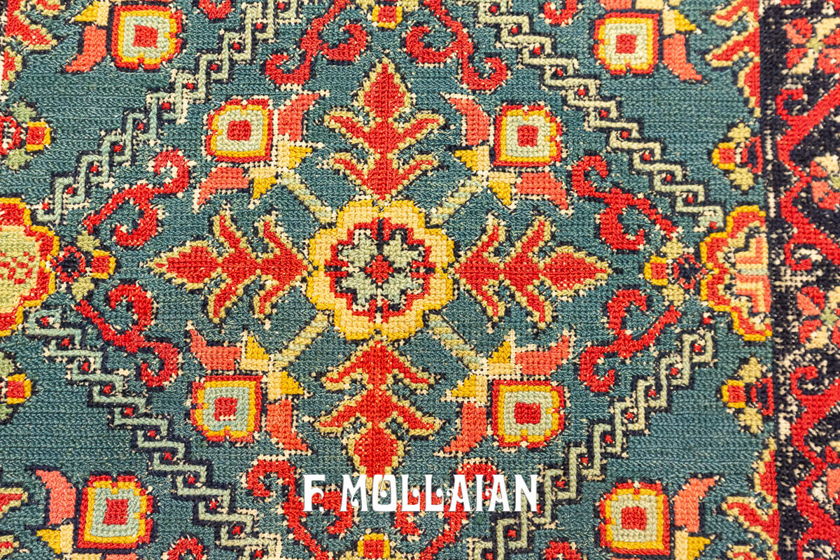 Textile Antique Suédois Rollakan n°:551082