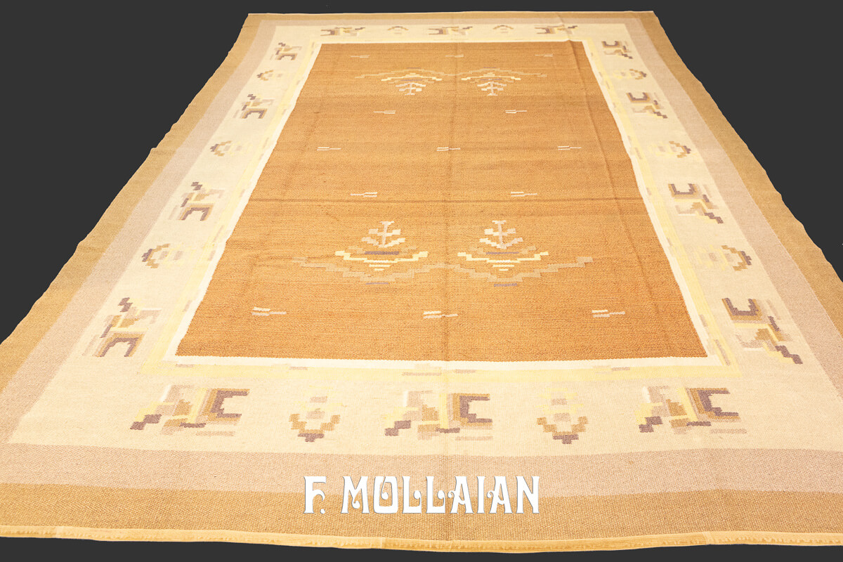 Scandinavian Rug Earthy Tones n°:693735