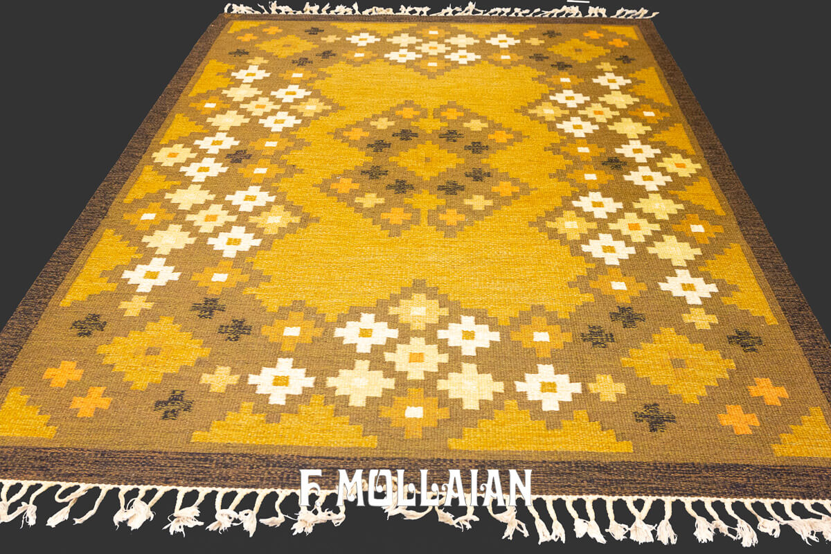 Scandinavian Rug Flat-weave n°:822328
