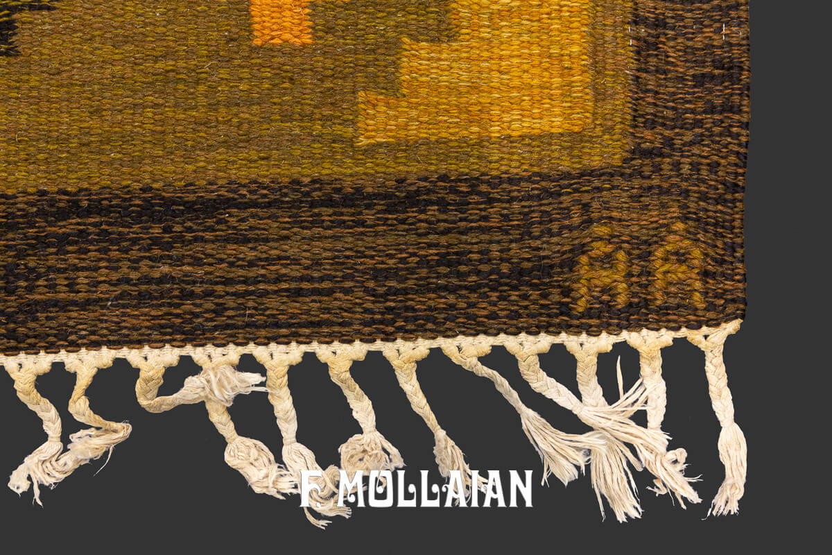 Scandinavian Rug Flat-weave n°:822328
