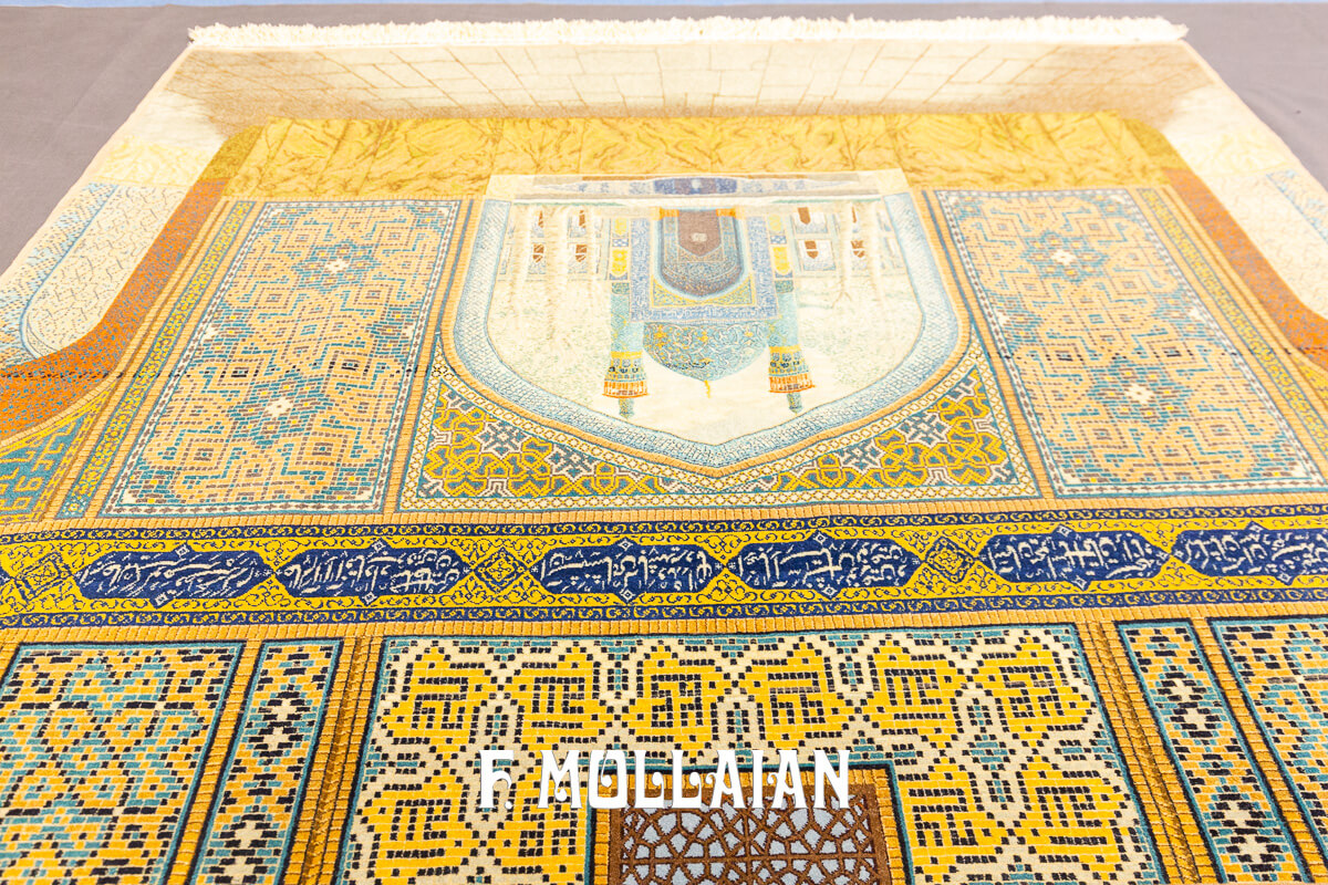 Tappeto Isfahan Figurativo F.Haghighi Trama Seta n°:822581
