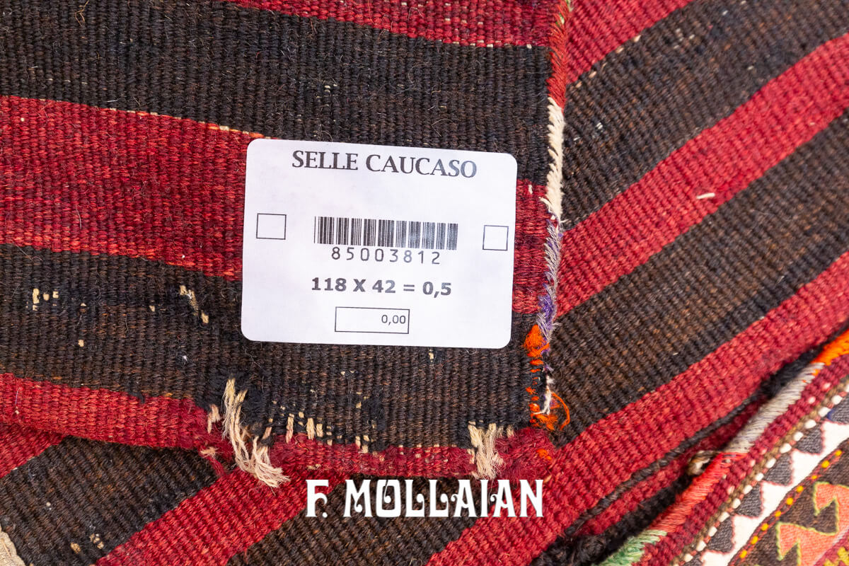 Tappeto Kilim Antico Caucasico Sella n°:85003812