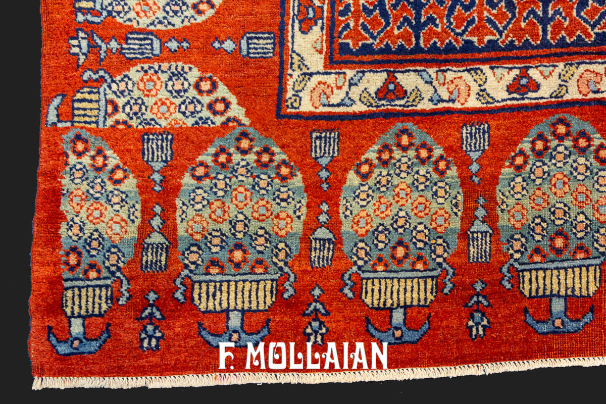 Tappeto Antico Decorativo Tabriz Firmato n°:88160831