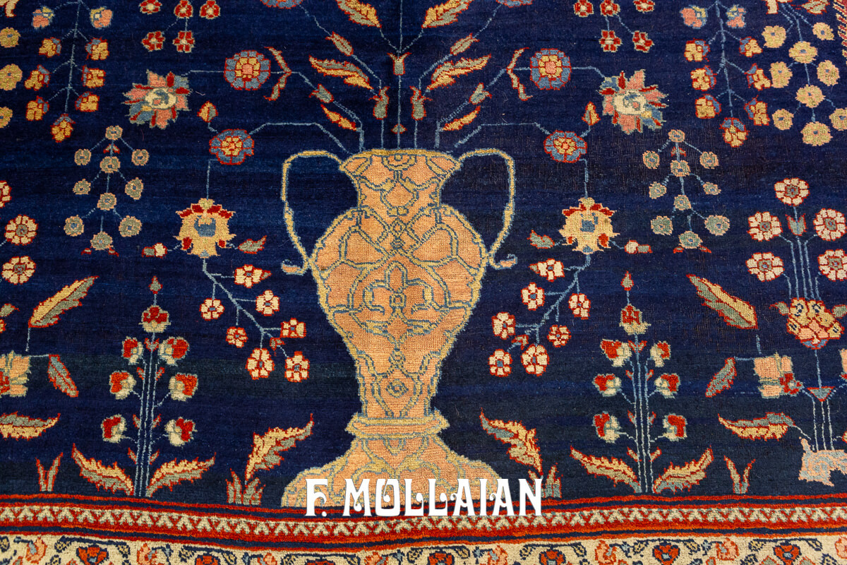 Tappeto Antico Decorativo Tabriz Firmato n°:88160831
