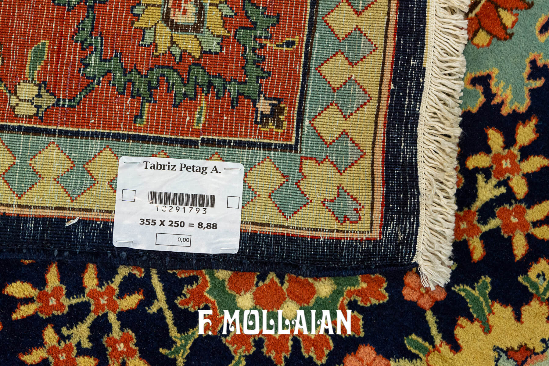 Tabriz Rug Persian Petag All-Over Design n°:10291793