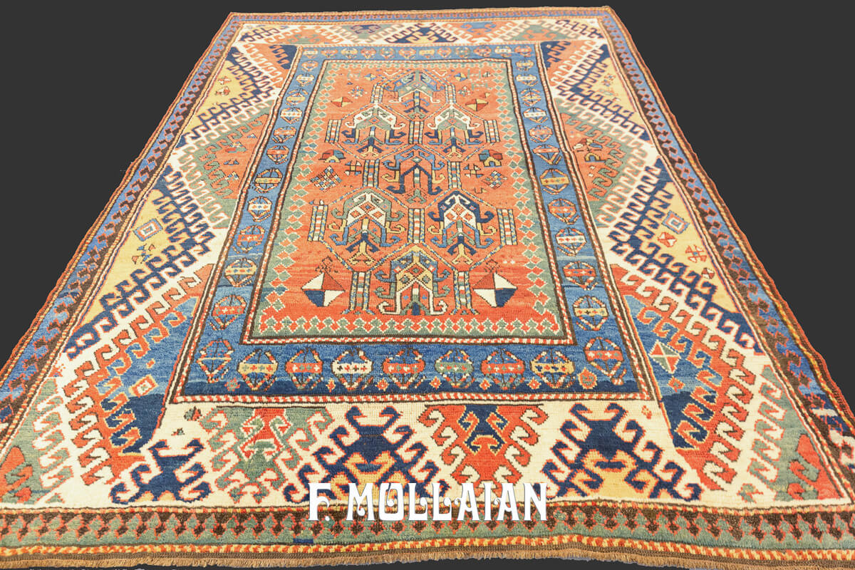 Tappeto Kazak Antico Multicolore n°:180727