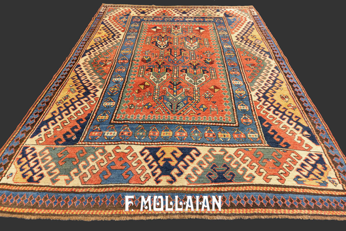 Tappeto Kazak Antico Multicolore n°:180727