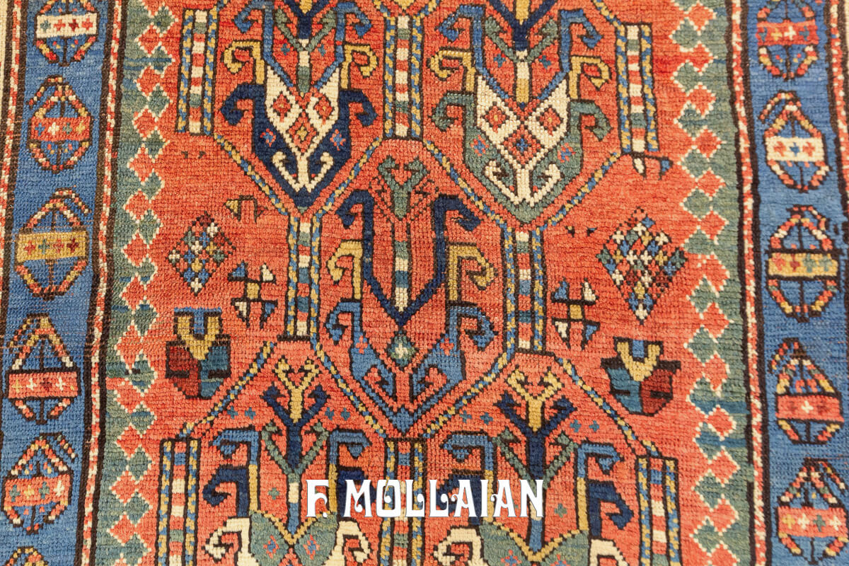 Tappeto Kazak Antico Multicolore n°:180727