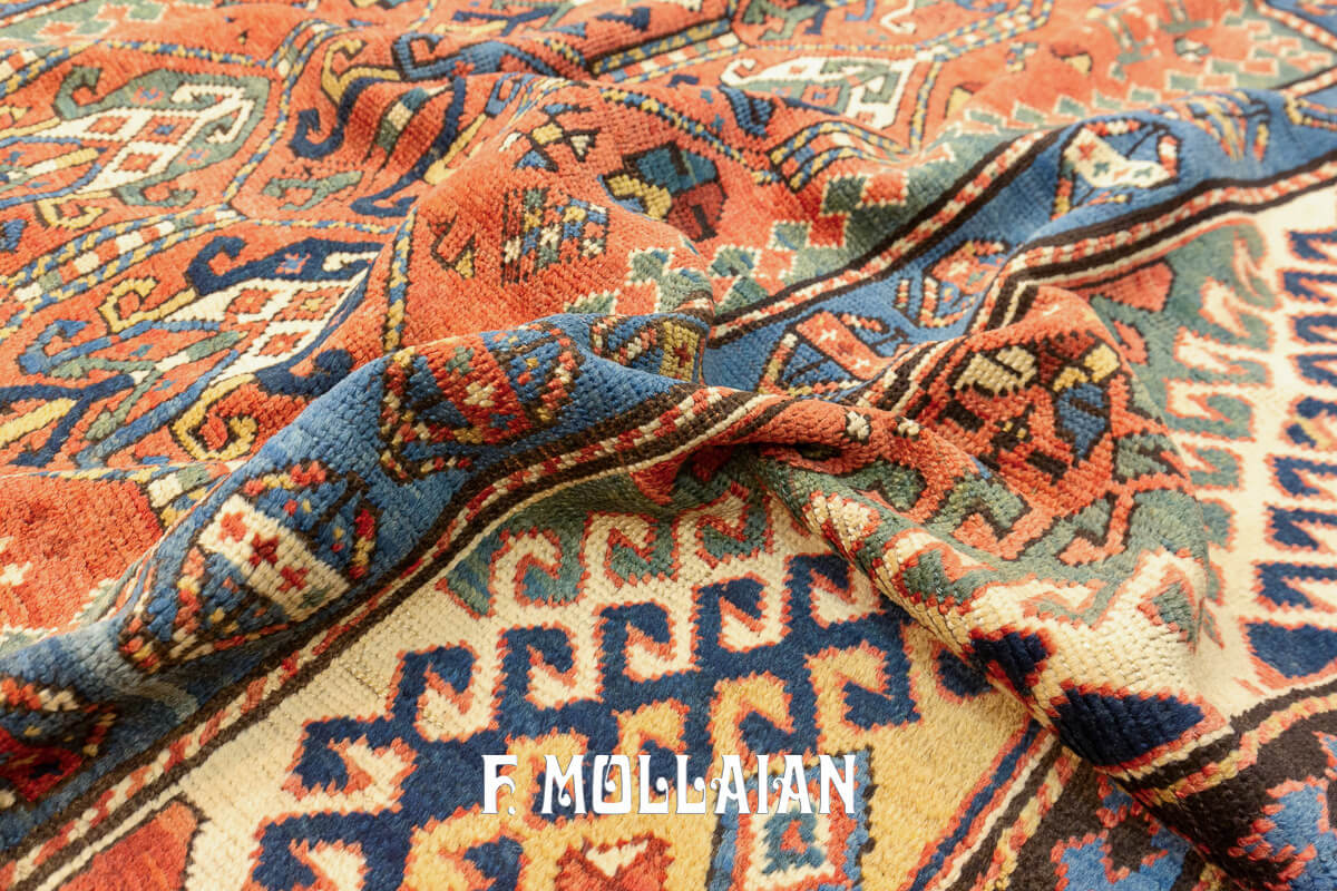 Tappeto Kazak Antico Multicolore n°:180727