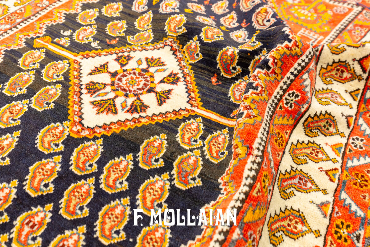 Antique Persian Rug Kashkuli Botheh n°:18170347