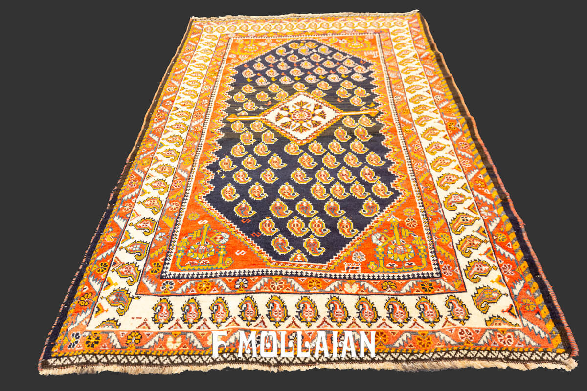 Antique Persian Rug Kashkuli Botheh n°:18170347