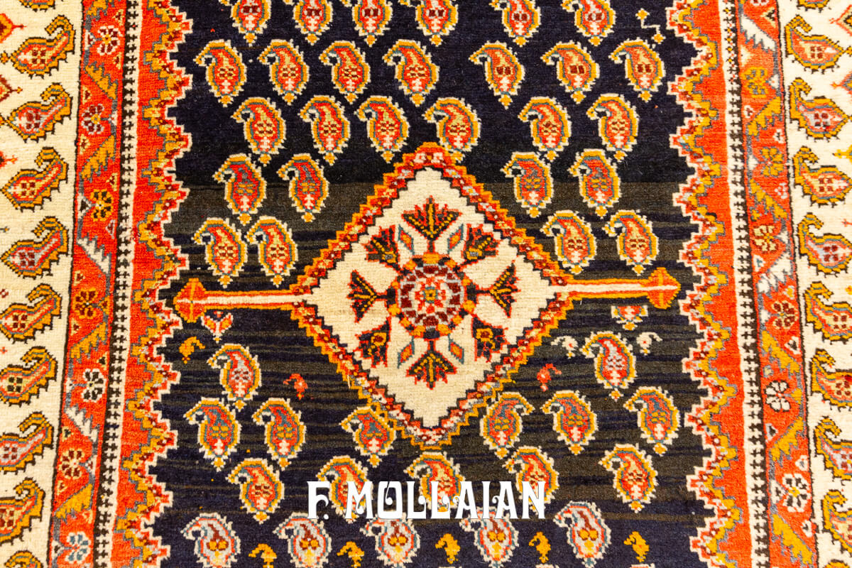 Antique Persian Rug Kashkuli Botheh n°:18170347