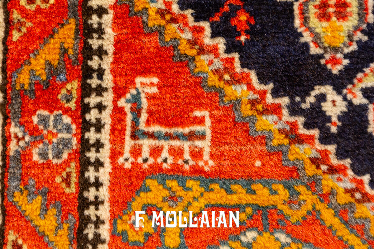 Antique Persian Rug Kashkuli Botheh n°:18170347
