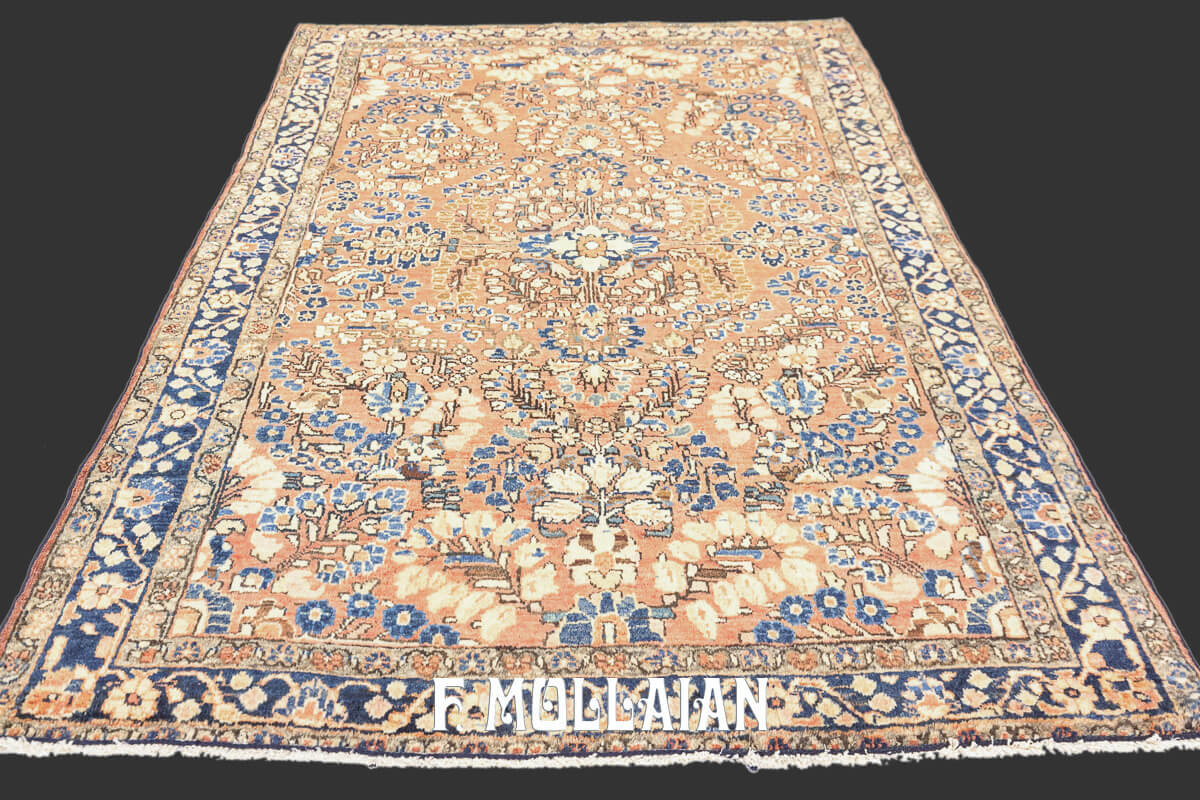 Sarouk Rug Salmon Color n°:24649121