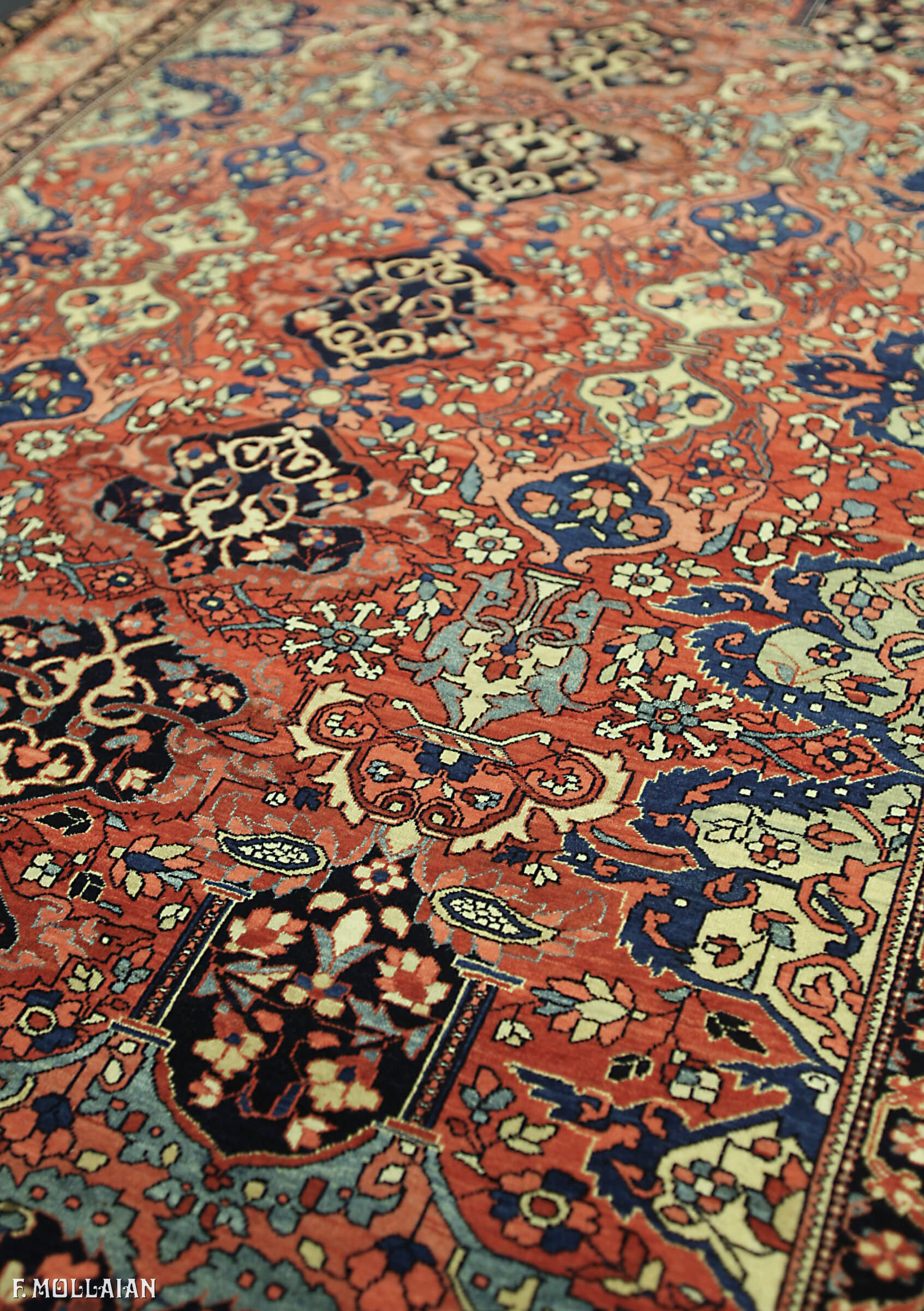 Tappeto Persiano Antico Saruk Farahan n°:29317758
