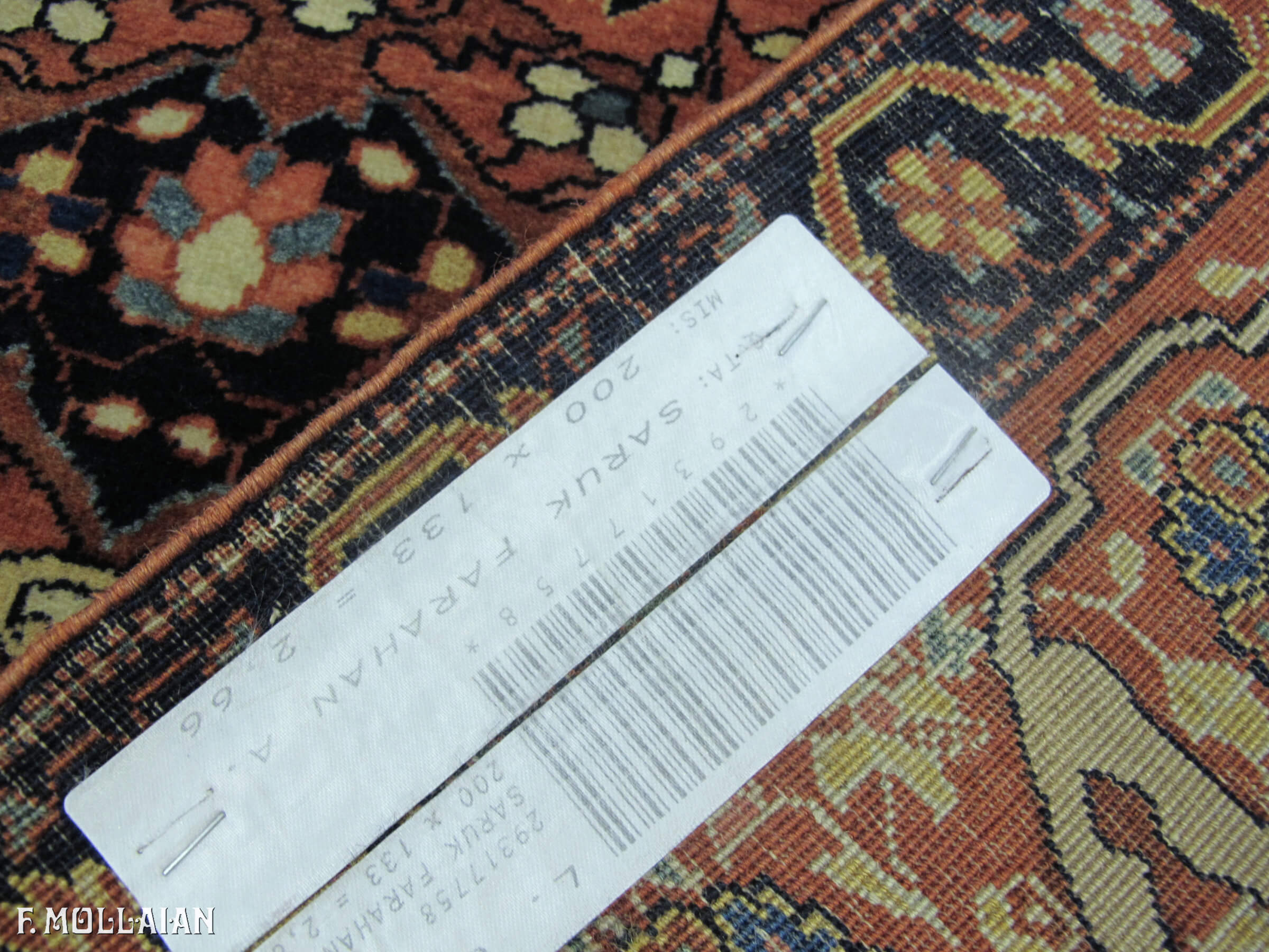 Tappeto Persiano Antico Saruk Farahan n°:29317758