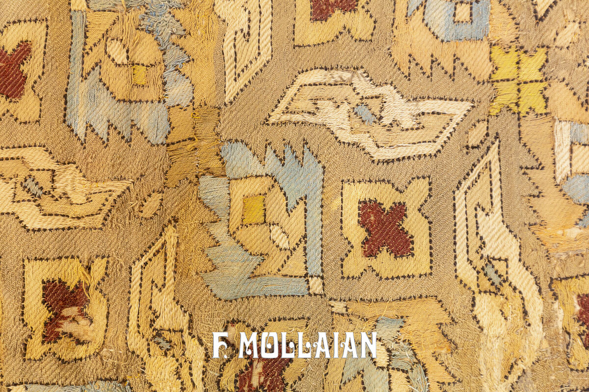 Small Silk Embroidery Azarbaijan Textile n°:30127999