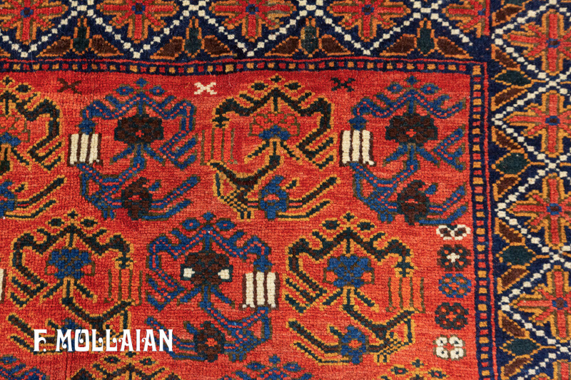 Antique Persian Afshari Rug n°:57816480