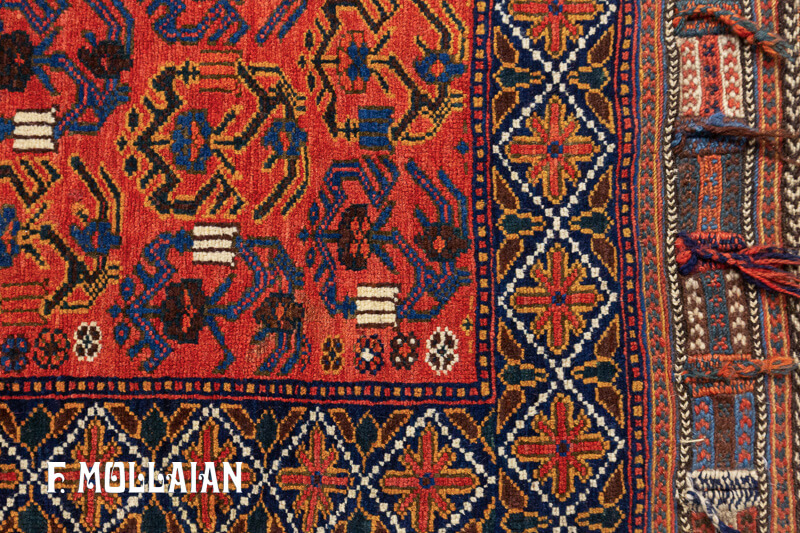 Antique Persian Afshari Rug n°:57816480