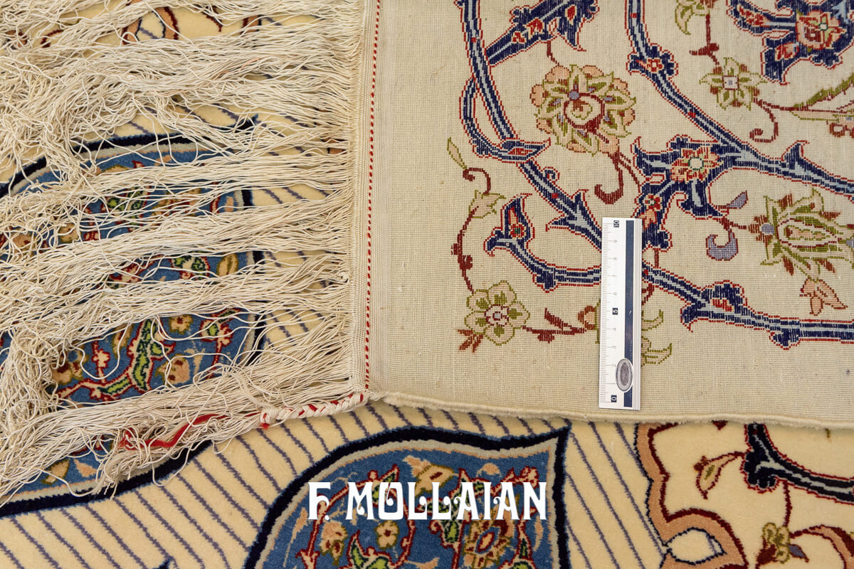 Isfahan Rug Silk Warps Signed Akbarof (Pair) n°:579531