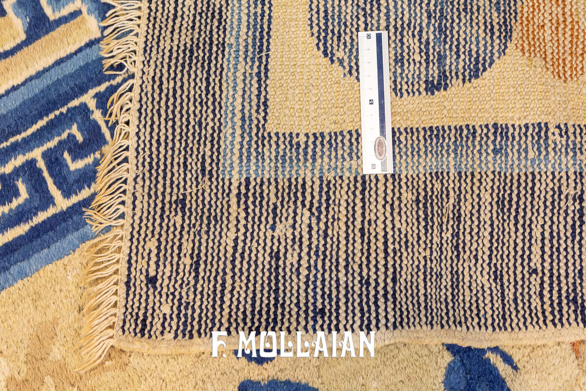 Chinese Peking Rug Decorative Beige Field n°:657602