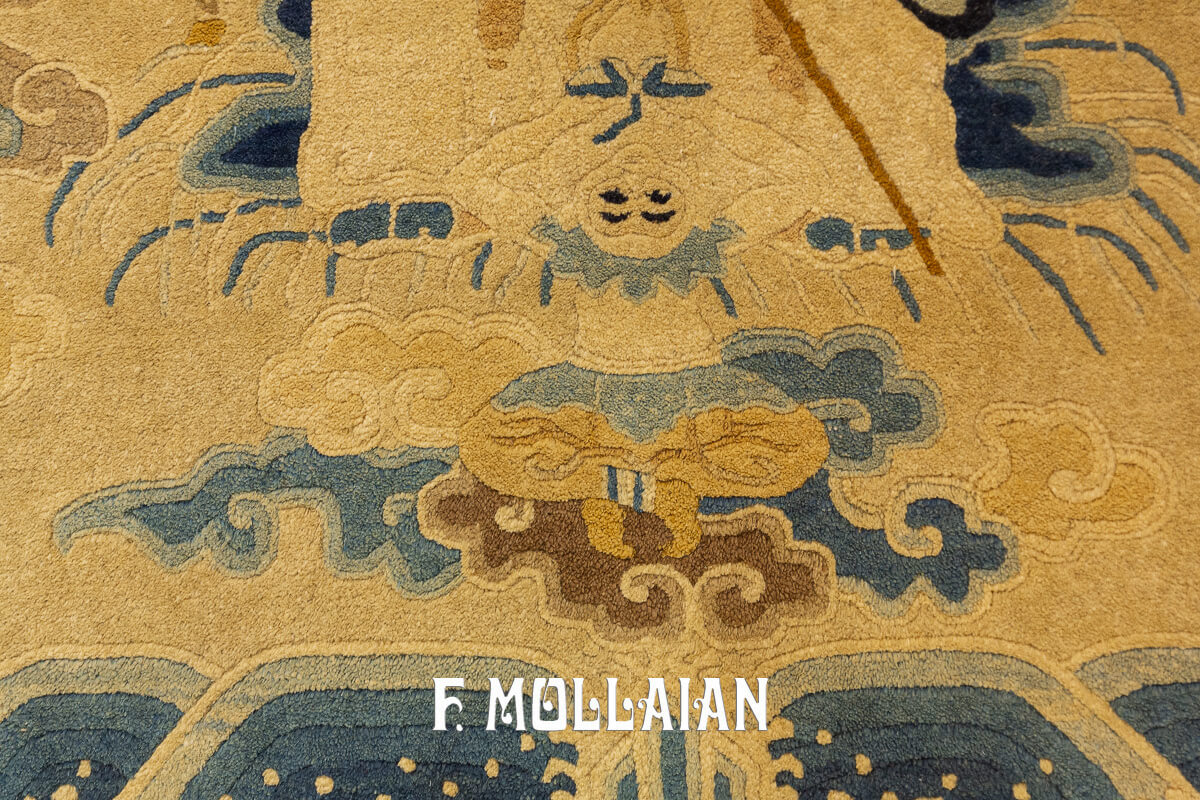 Chinese Peking Rug Figurative Immortals n°:71995114