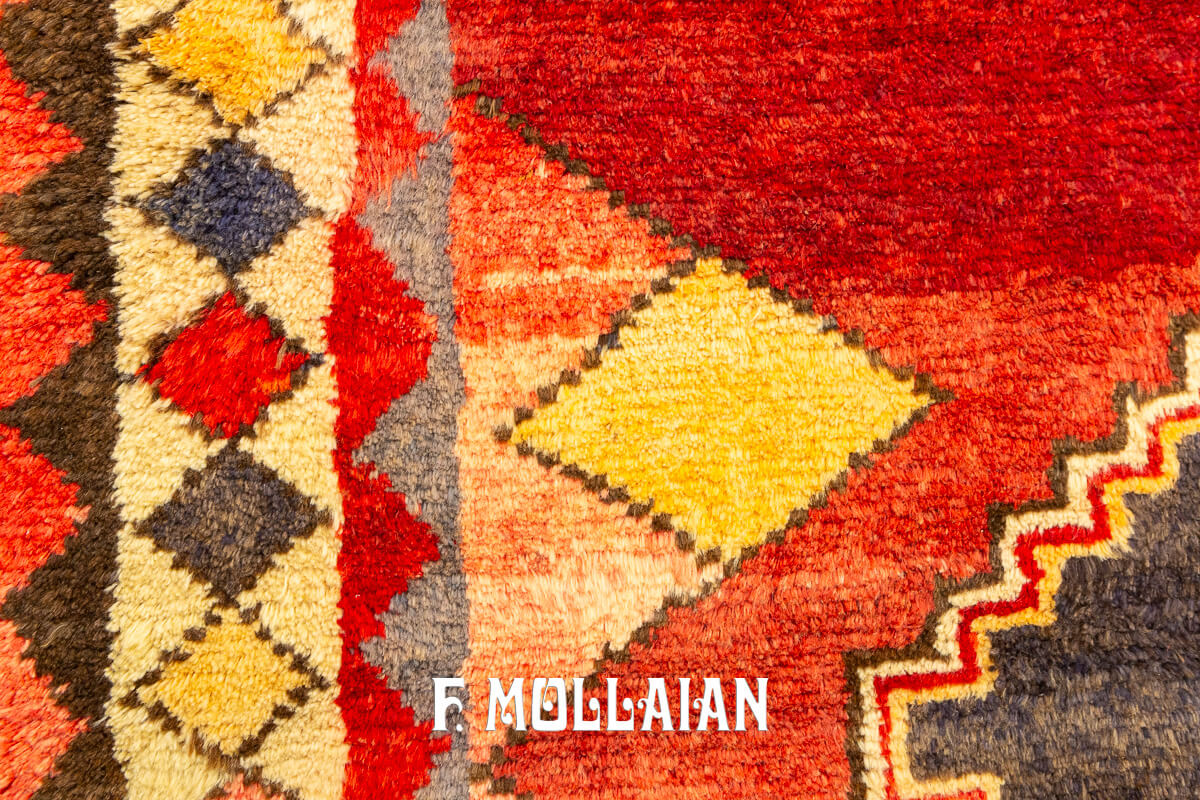 Tribal Rug Ghabbeh Bakhtiari Geometric n°:763612