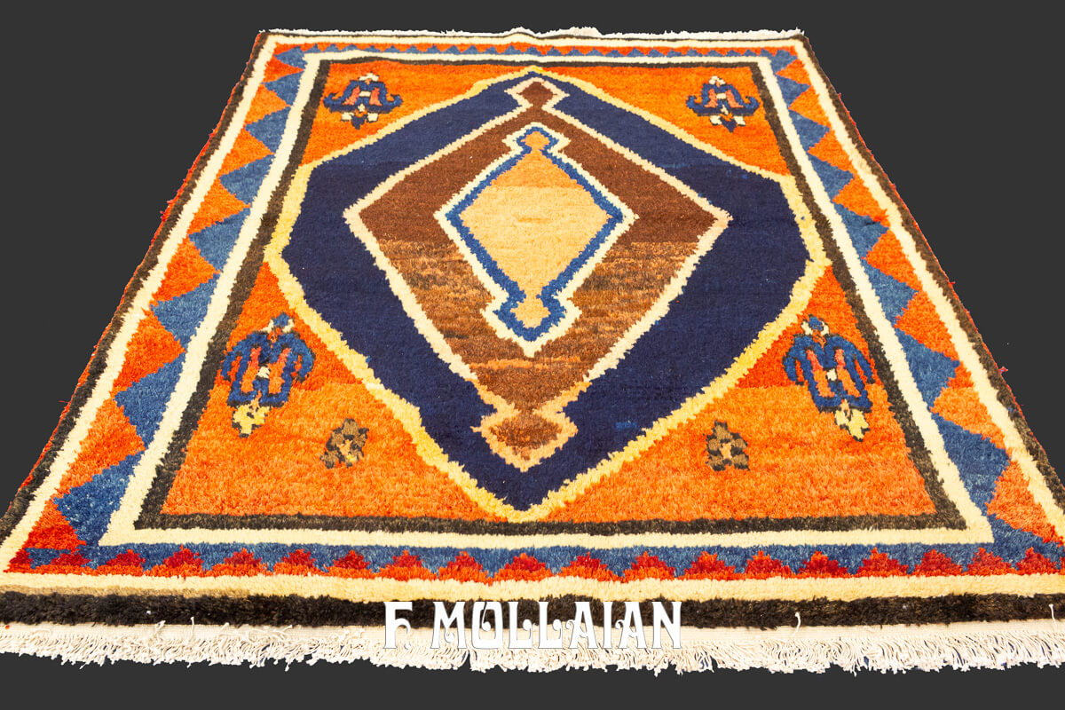 Tribal Rug Geometric Ghabbeh Bakhtiari n°:813379