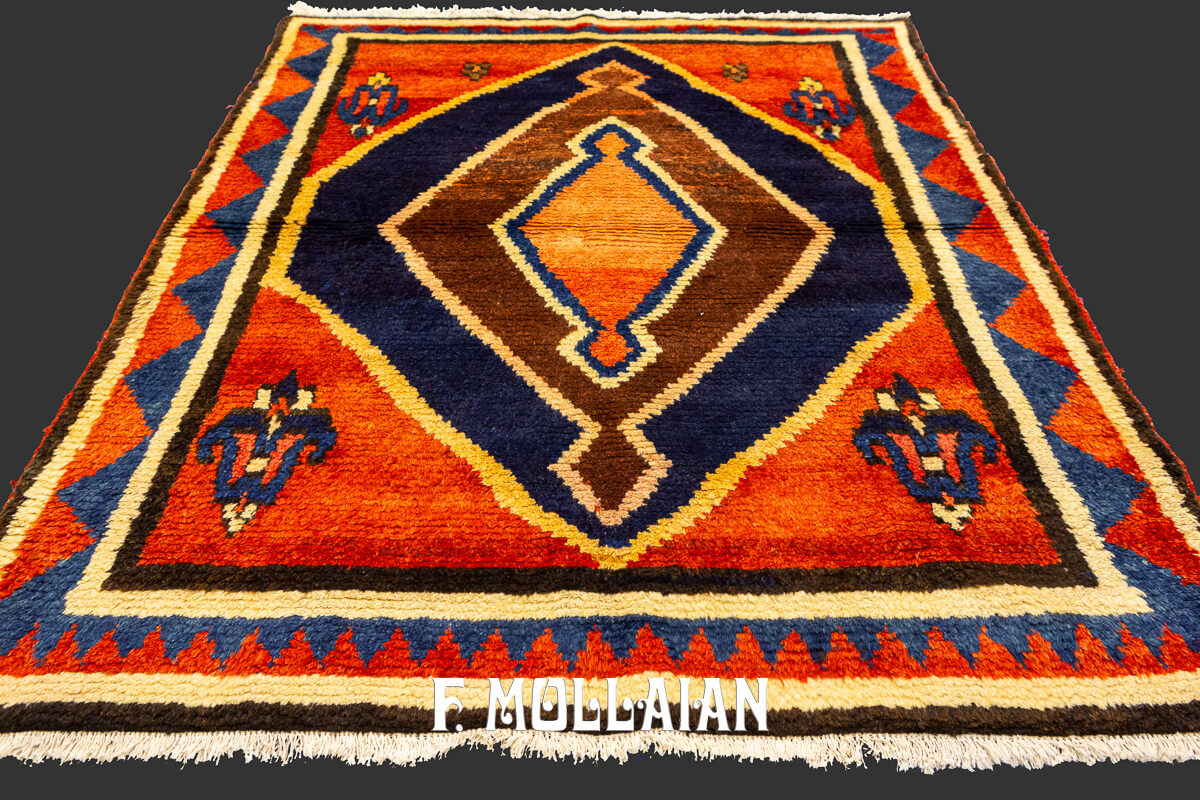 Tribal Rug Geometric Ghabbeh Bakhtiari n°:813379