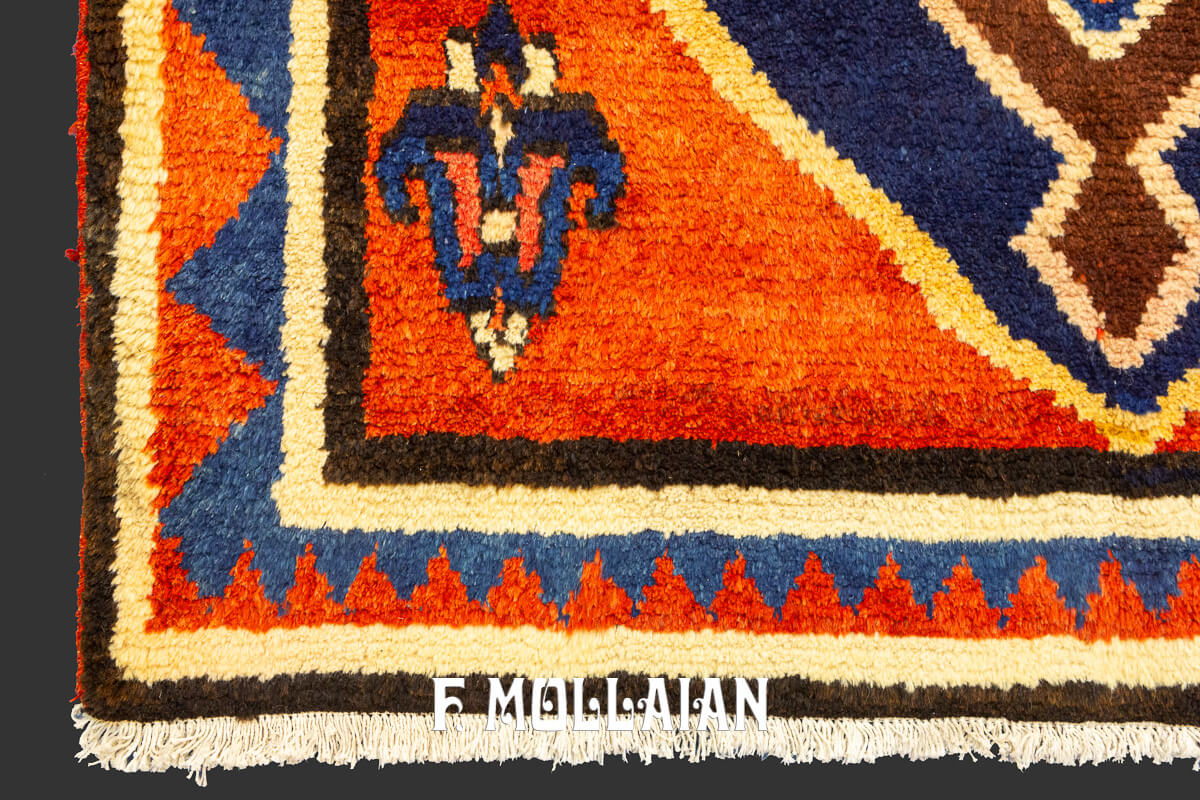Tribal Rug Geometric Ghabbeh Bakhtiari n°:813379