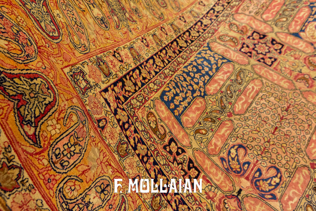 Kerman Ravar Rug Signed Tavoshanchian n°:846829