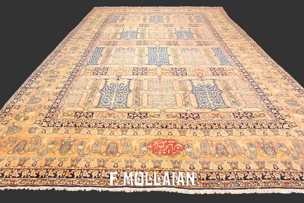 Kerman Ravar Rug Signed Tavoshanchian n°:846829