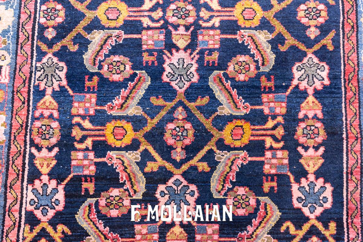 Malayer Rug Dark-Blue Field n°:88430125