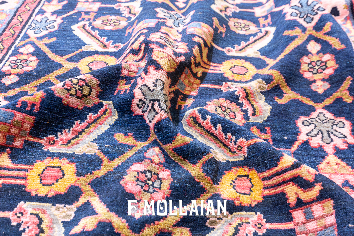 Malayer Rug Dark-Blue Field n°:88430125
