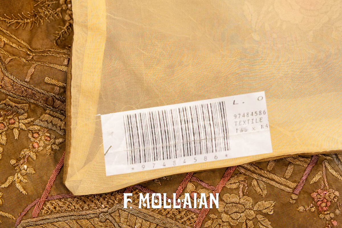 Semi Antique Silk & Metal Chines Textile n°:97484586