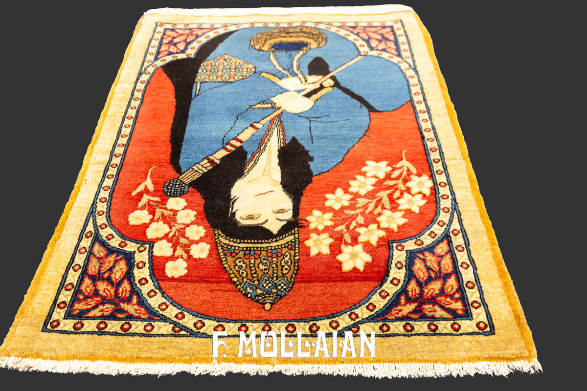 Tappeto Keshan Mohtasham Figurativo DARVISH n°:986575