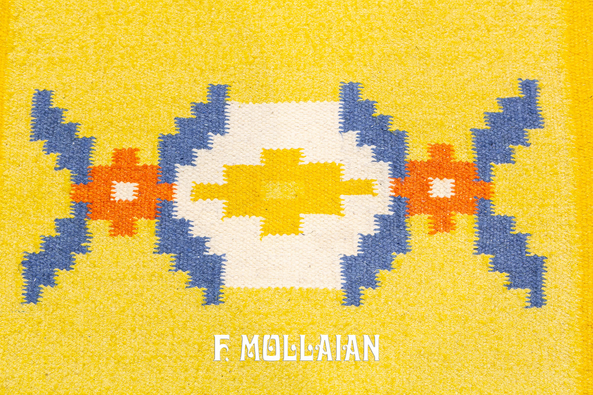Kilim Svedese (Rollakan) Lana Giallo n°:102256