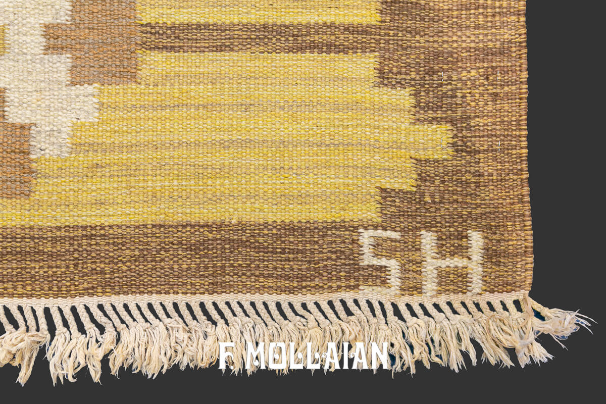 Kilim Svedese (Rollakan) Firmato SH n°:114668