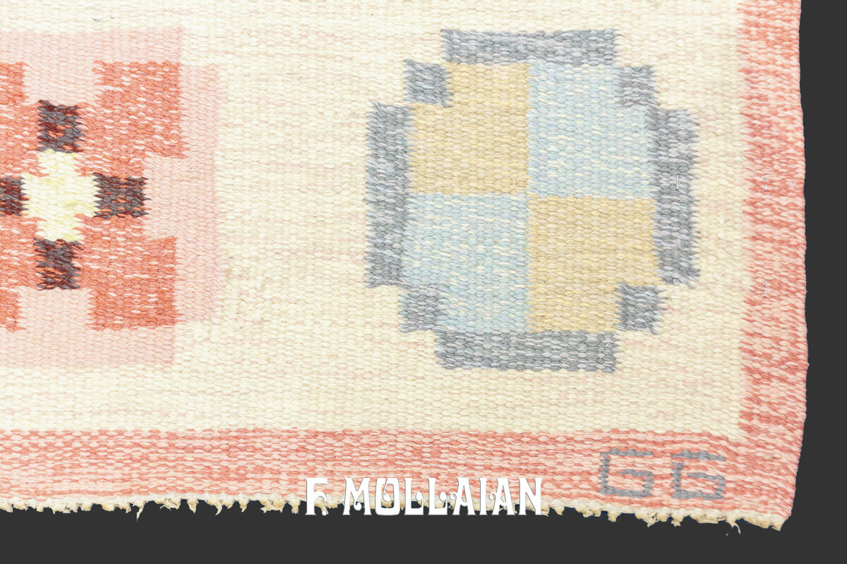 Kilim Svedese (Rollakan) Firmato GG n°:158042