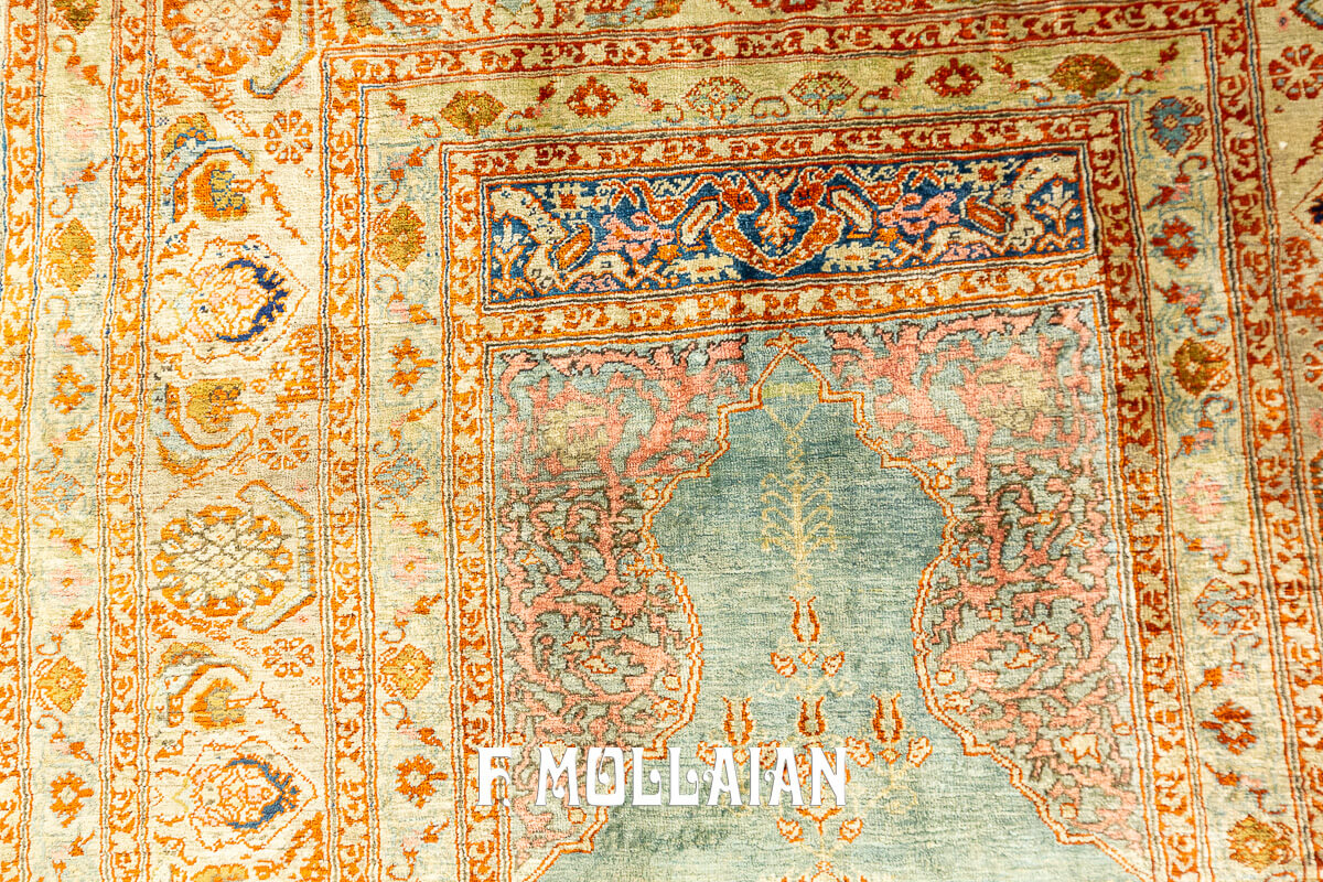 Tappeto Raro Tabriz Hagi Gialili in Seta n°:225565