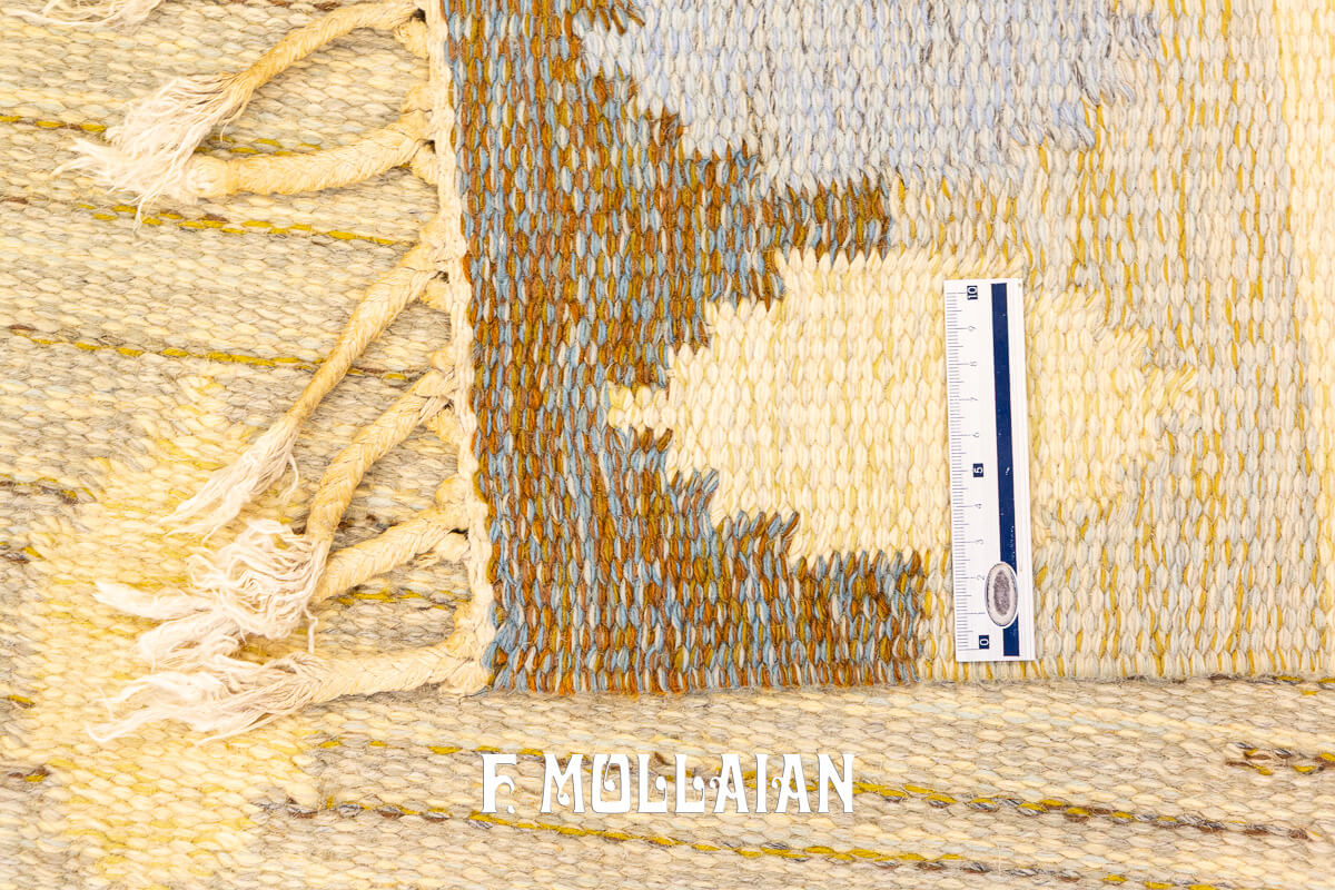 Swedish Kilim Rug Special Medallion n°:236581