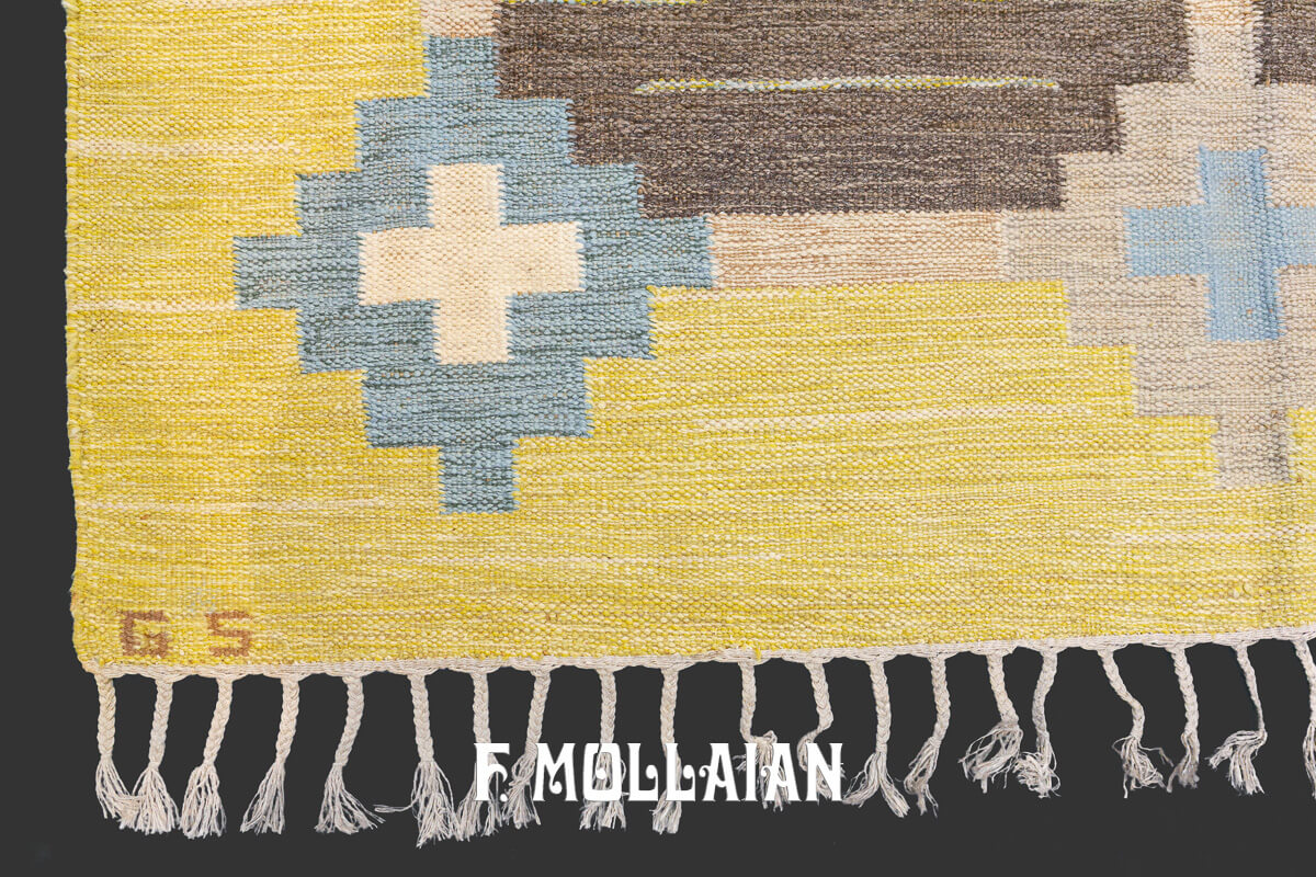 Kilim Svedese Firmato GS n°:247811