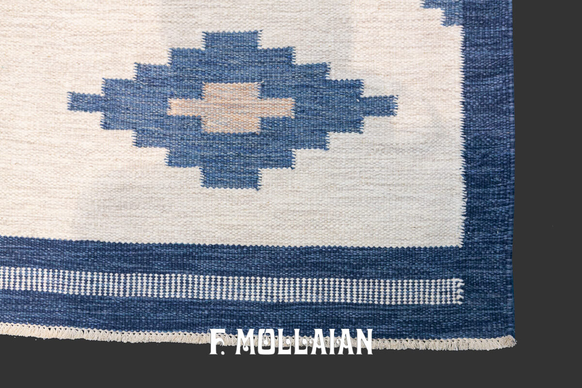 Kilim Svedese (Rollakan), Bordo Blu n°:268998