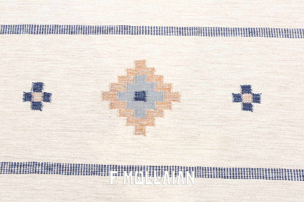 Kilim Svedese (Rollakan), Bordo Blu n°:268998