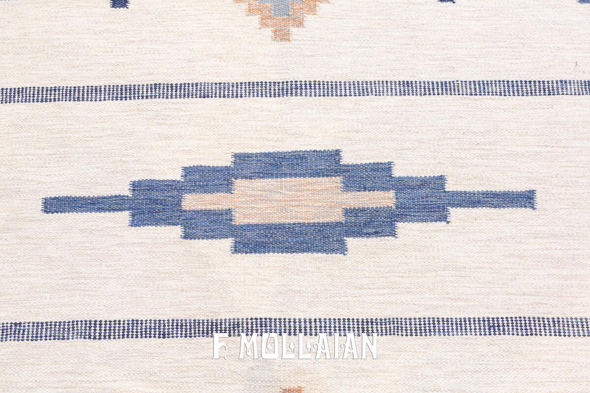 Kilim Svedese (Rollakan), Bordo Blu n°:268998